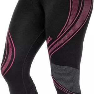 Asics Studio Fit-Sana Seamless Capri Running Tight ,Black/Ultra Pink